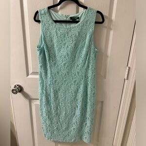 Lauren by Ralph Lauren Seafoam green dress, 14, NWT